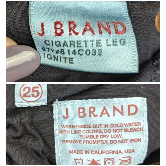 J Brand Straight Leg Jeans - size 25 - Picture 5 of 8